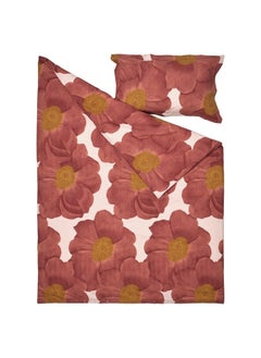 اشتري Duvet cover and pillowcase, light pink/dark pink, 150x200/50x80 cm في السعودية