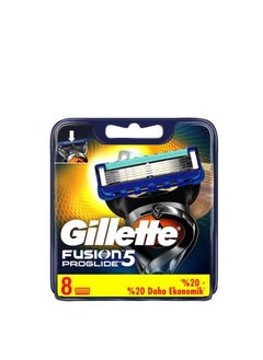 اشتري Gillette Fusion Men's Razor Blade Refills, 8 Count في مصر