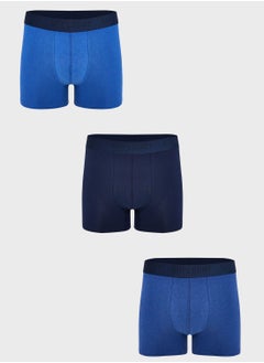 Buy 3 Pack Logo Band Boxers in UAE