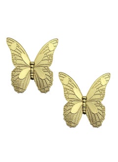 Buy Vintage Butterfly Cabinet Door Knobs, Butterfly Drawer knobs, Antique Brass Drawer pulls, Used for Furniture, Closet Cabinet Door Drawer pulls,  2 Pcs in UAE