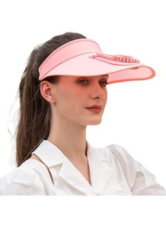 Buy Outdoor Fan Cooling Peaked Cap Usb Breathable Shade Sunscreen Women Men Hat Beach Visor Hat Required Security Summer Sports Cap in UAE