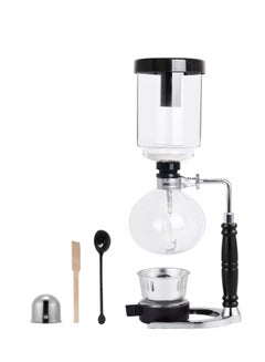 اشتري Siphon Coffee Maker Japanese Style Siphon coffee maker Tea Syphon pot vacuum coffeemaker glass type coffee machine filter 5 cup في السعودية