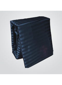 Buy Elastic Stripe Sheet Sets (180 * 200 * 30cm, Black) in Egypt