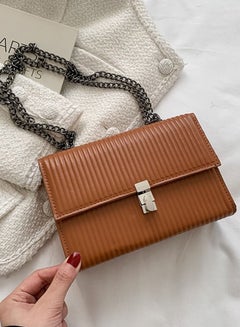 Buy Crossbody Bags for Women Small Handbags PU Leather Shoulder Bag Ladies Purse Evening Bag Quilted Satchels with Chain Strap in Saudi Arabia