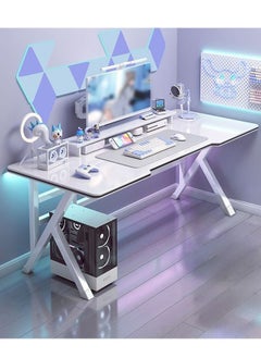 اشتري Fashion Gaming Desk Small Gaming Desk, Pc Computer Desk, Laptop Table, Home Office Desk Workstation, Computer Corner 80X50X74 Cm في السعودية