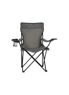 اشتري Portable Folding Beach Chair Multi-Purpose Camping Chair for Adult, Lightweight Patio Lawn Quad Chair for Outdoor Travel Picnic Hiking Supports110kgs Load With Carry Bag في الامارات