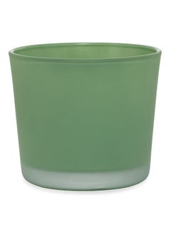 Buy Jewel Candle Holder Green - 10X9Cm in UAE