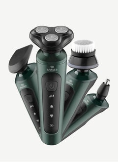 Buy 9D Intelligent Electric Shaver USB Rechargeable 4 in 1 Trimmer Grooming Kit in Saudi Arabia