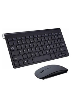Buy Wireless Keyboard And Mouse Combo Cordless USB Computer Keyboard And Mouse Set Ergonomic Silent Compact Slim For Windows Laptop Apple iMac Desktop PC in UAE