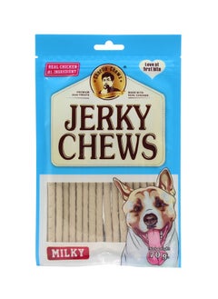 اشتري Charlie Jerky Chews Stick Milky Flavor Premium Dog Treats 70 Gram في الامارات