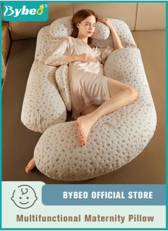 Buy Multifunctional Pregnancy Pillow, Full Body G Shaped Pillows for Maternity Sleeping Support for Pregnant Women, Back Hips Legs Belly Supporting, with Neckrest, Removable Cover and Baby Pillowcase in UAE