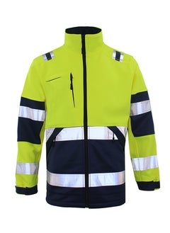 Buy Waterproof and Windproof Reflective Jacket Green in UAE