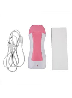 اشتري ORiTi Hair Removal Machine Set With Depilatory Wax White/Pink في الامارات