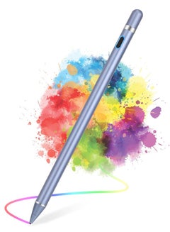 اشتري Active Stylus Pens for Touch Screens, Active Pencil Smart Digital Pens Fine Point Stylist Pen Compatible with iPhone iPad,Samsung/Android Smart Phone&Tablet Writing Drawing في الامارات
