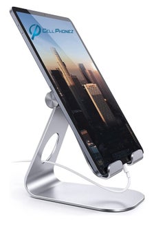 Buy Universal Adjustable Aluminium Mobile/Tablet Stand Desktop Stand Holder for Smart Phones,Tab, in UAE