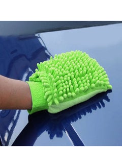 Buy Microfiber Washing Mitt Soft Cleaning Glove For Car Home Cleaning, Car Wash Glove 1 Pcs MOB20 in Saudi Arabia
