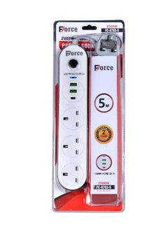 Buy Electrical connection with several strong and durable outlets, 5 meters long in Saudi Arabia