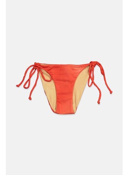 اشتري Women Plain Bikini Bottom, Coral and Gold في السعودية