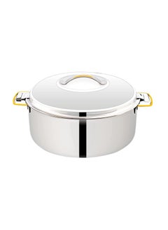 اشتري Stainless Steel Hotpot Rasha Casserole Thermal Serving HotPot Keeps Food Hot for Long Time في الامارات