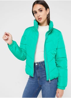 اشتري Zip Through Puffer Jacket في الامارات