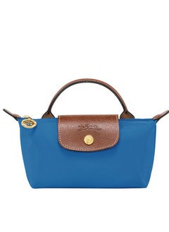 Buy Longchamp Women's Mini Makeup Bag, Handbag, Shoulder Bag Blue Classic in UAE