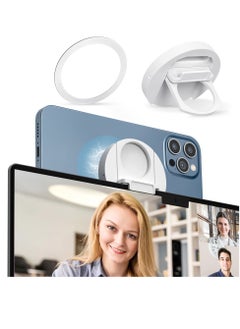 Buy Continuity Camera Mount for MacBook Laptops/iPhone 12, 13 & 14 Series, Compatible with Mag safe, for iPhone Webcam Mount for iOS 16 & macOS Ventura, Desk View Avaliable, Includes Magnetic Metal Ring in UAE