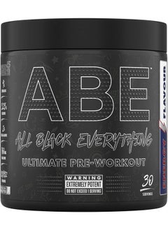 اشتري التغذية التطبيقية ABE قبل التمرين - مسحوق All Black Everything Pre Workout، الطاقة والأداء البدني مع السيترولين والكرياتين وبيتا ألانين (315 جم - 30 وجبة) (نكهة الطاقة) في الامارات