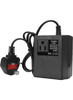 اشتري Efficient Household 200W AC 220V Step Down Transformer Voltage Converter Travel Power Adapter في السعودية