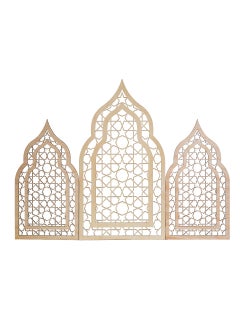 Buy HilalFul Wooden Mosque Standing Display | Home Decor | For Decoration During Festivities, Eid, Ramadan | Islamic Art Decorative Item | Basswood | For Interior, Living Room, Hall | Modern Elegant Art in UAE