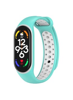 Buy Strap Silicone Sport Band For Mi Band 7 / Mi Band 5 / Mi Band 6 Breathable Strap Replacement in Egypt