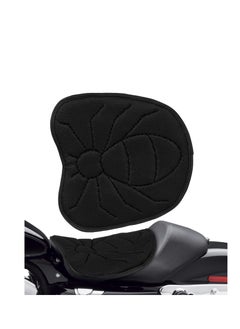 Buy Motorcycle Seat Cushion, 3D Mesh Shock Absorbing Motorcycle Seat Pad, Cool and Breathable Travel Seat Cushion, Motorcycle Accessories with Adjustable Elastic Strap for Long Rides, Black in UAE