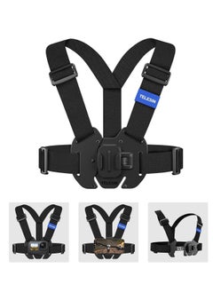 Buy Quick Release Mobile Phone Chest Mount Strap Holder, Adjustable Chest Mount Harness for GoPro Camera, Action Camera, iPhone 13 12 11 Pro,Vlog/POV in Saudi Arabia