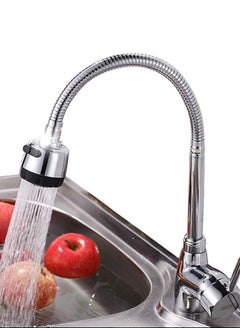 Buy Water Tap 360 Degree Rotating Faucet Sprayer Double Mode Saving Aerator Kitchen Extender For 22Mm 24Mm Thread Interface Of Circular in UAE