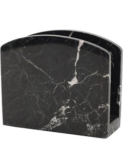 Buy Napkin Holder Black Marble Handmade 6.5"X5.5" Inch Serviette Holderelegant For Wedding Decor & Kitchen Table Top Decornapkins For Coffee Tablecocktail Napkin Holder Kitchen Accessories in Saudi Arabia