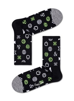 Buy Happy Socks Ctrl Alt Del 3/4 Crew Sock in UAE