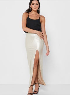 Buy Shimmer Skirt Detail Dress in Saudi Arabia