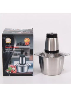 Buy Electric Meat Chopper and Grinder, Stainless Steel Food Processor for Vegetable and Fruits 3L in UAE