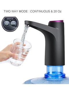 Buy Automatic Water Dispenser for Universal Jug 3-5 Gallon - USB Rechargeable Electric Water Pump, Convenient and Portable Water Bottle Dispenser in UAE