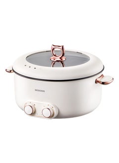 Buy Motor Electric Hot Pot Multi-functional Integrated Household 5L Large Capacity Double Control Electric Pot Dormitory Mini Electric Cooking Pot 5 liters mandarin duck pot in UAE