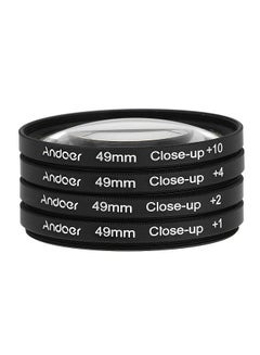 Buy 49mm Macro Close-Up Filter Set +1 +2 +4 +10 with Pouch for Nikon Canon Sony DSLRs in UAE