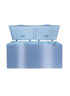 اشتري Venus VCF550 Titanium Silver Double-Door 550L Chest Freezer 220 Volts في الامارات