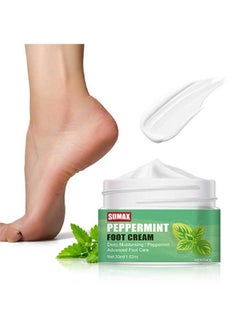 اشتري Peppermint Foot Cream 30ml, Can Effectively Exfoliate The Skin, Deeply Moisturize The Foot Skin, No Irritation To The Skin, Reduce Skin Dryness, Suitable For Foot Care في السعودية