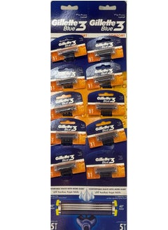 Buy Gillette Blue 3 Comfort Razor 10 Piece Set in Saudi Arabia