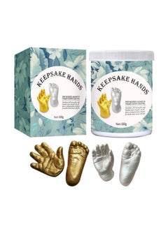 اشتري Baby Keepsake Hand Casting Kit, Kids Keepsake Sculptures, Infant Hand Foot Molding, Plaster Hand Moldings Casting Kit for First Birthday Newborn Gifts Kids في السعودية