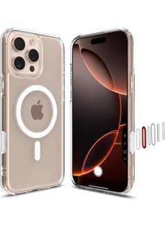 اشتري غطاء Ultra Hybrid T MagFit لجهاز iPhone 16 Pro MAX [غطاء زر التحكم في الكاميرا] مع MagSafe (2024) - أبيض في السعودية