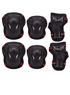 Buy 6 Pcs Knee Pads And Elbow Pads For Children, Kids Knee Elbow Wrist Protective Guard Pads, Inline Skating Scooter Rollerblade Cycling Skateboard Protective Gear Set for Boys and Girls in Saudi Arabia
