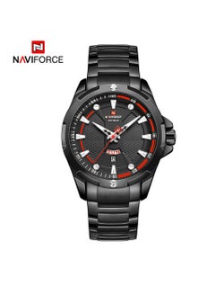 اشتري Watch for Men Stainless Steel Quartz Water Resistant Watch 9161BK في السعودية