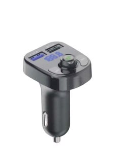 اشتري X8 Car Kit Bluetooth Hands-free Car FM Transmitter Player With USB Charger, X8 Multifunctional Wireless Car MP3 Player في الامارات