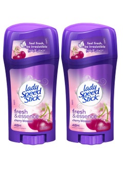 Buy Pack Of 2 Fresh And Essence Cherry Blossom Antiperspirant Deodorant Stick 65grams in Saudi Arabia