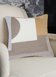 Buy Decorative Cushion Cover Multicolour 45 x 45Cm (Without Filler) in Saudi Arabia